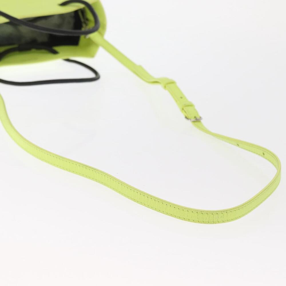 BALENCIAGA Tote Bag Leather 2way Yellow 572411 Auth bs31818 - Picture 8 of 16